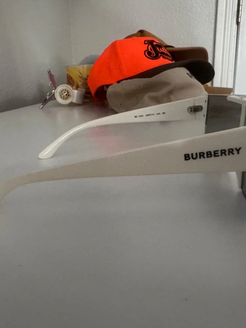Burberry BE 4291 shield sunglasses